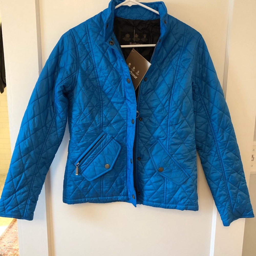 New with tags quilted Barbour jacket